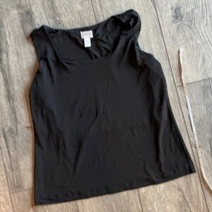 Chico's top size large black top